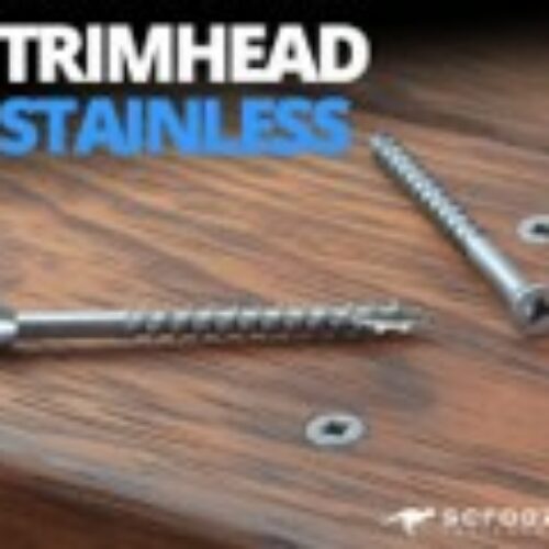 STAINLESS STEEL TRIMHEAD DECKING SCREWS